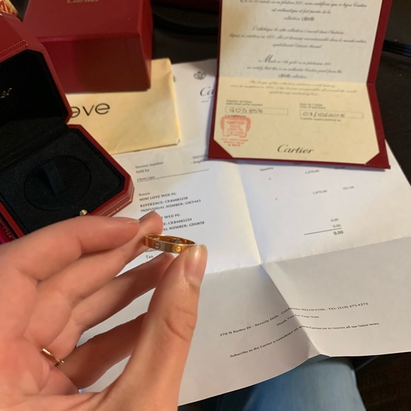 Cartier Jewelry - Cartier Pink Gold Love Band